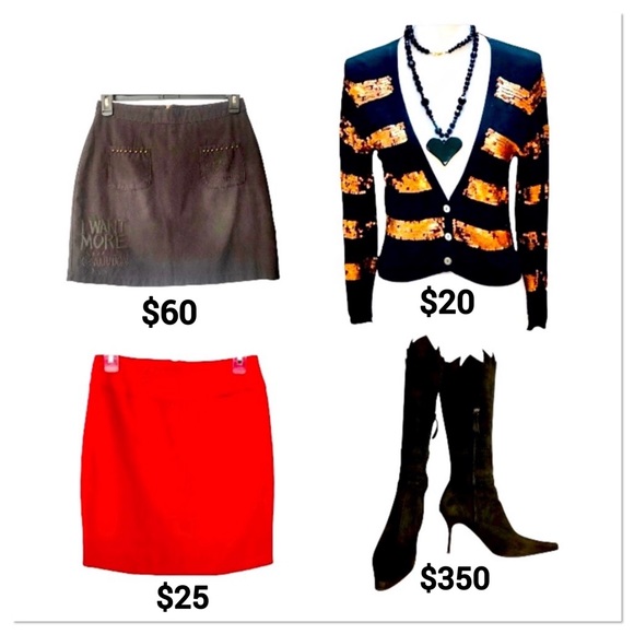 🆕 Red Mini Wool Skirt💥 - Picture 16 of 16